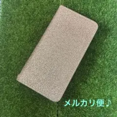 AQUOS sense7 ケース 本革 スマホケース 手帳型 グリッター