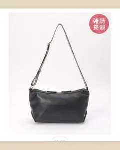 IKKA 　合皮　ミニショルダーバッグ　ブラックのサムネイル