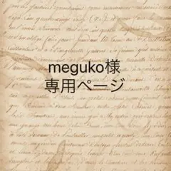 meguko様　専用ページ