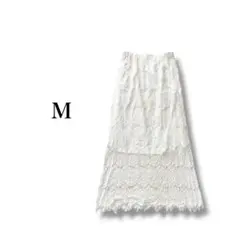 総レーススカート 【M】 シンプル フェミニン きれいめ