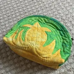 ハンドメイド ポーチ パイナップル柄