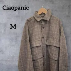 美品Ciaopanic チャオパニック　チェック　ビックシルエット　ジャケット
