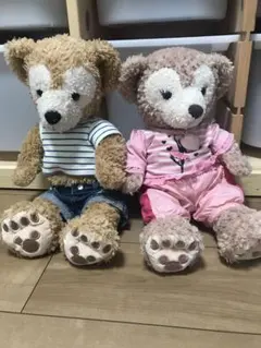 ディズニー　ダッフィーとシェリーメイ