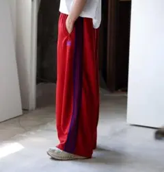 ヒザデルパンツ M レッド ブルー ニードルズ ニードルス 292 - メルカリ