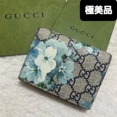 GUCCI　グッチ　折り財布　ブルームス　極美品‼️