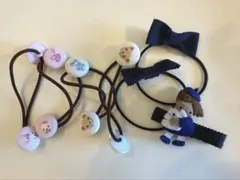 ファミリア ヘアゴム ヘアピン セット売り