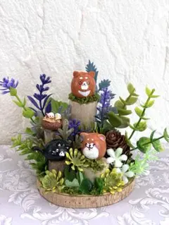 どんぐりアート　みんな〜集合だワンU^ェ^U