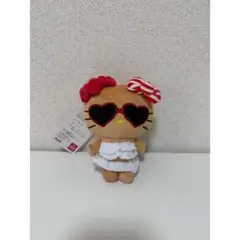 【新品未使用・最安値】日焼けキティ ぬいぐるみ ハートサングラス