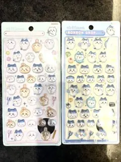 ボンボンドロップシール　ちいかわ　ハチワレ　ウサギ　2種セット