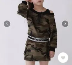 10C REPIPI 美品　110cm 肩出しスウェット　カモフラ　迷彩