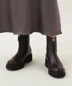 ユナイテッドアローズ オデットエオディール センターメタルジップ ブーツ