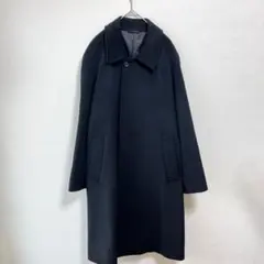 上野屋 uenoya アンゴラ混 ウール ロングコート ダブルブレスト - メルカリ