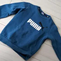 PUMA クルーネック トレーナー ブルー 130cm