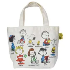 ♡ スヌーピー キャラクター ランチバッグ ミニトートバッグ ① PEANUTS