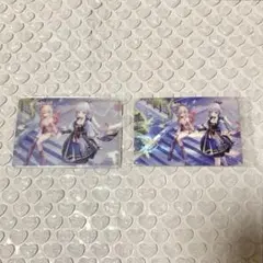 原神 綾華 宵宮 カード ウエハース メタルカード