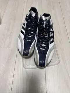 adidas 野球 スパイクシューズ 白/紺
