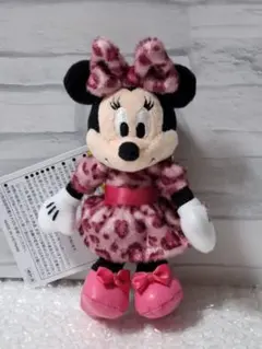ディズニー⭐ ぬいぐるみチャーム ミニーちゃん ⭐ヒョウ柄