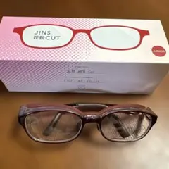 花粉CUTメガネ　JINS 度なし