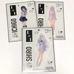 COMITIA153 MIGNON WORKS　アクリルスタンド シロ&いちご COMITIA153 MIGNON WORKS アクリルスタンド シロ&いちご