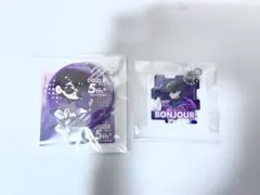 ドズル社 ぼんじゅうる ステッカー＆缶バッジ パズル型キーホルダー