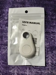 【新品】GPSトラッカー 携帯用紛失防止タグ　スマートタグ 白