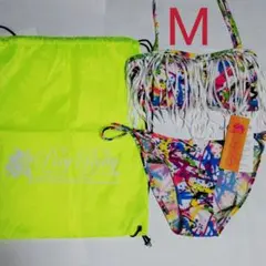 M　カラフルなセパレート水着三点セット！