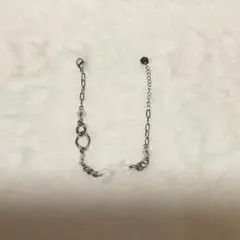 レディース　ブレスレット　花柄　シルバー