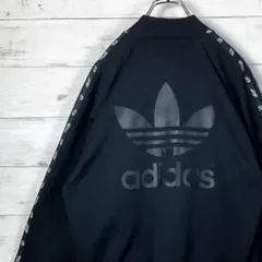 adidas トラックジャケット　刺繡 SHELLTOE TT 黒 Ⅼ