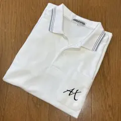 オールドMIZUNO ポロシャツ ホワイト AXロゴ入りのサムネイル