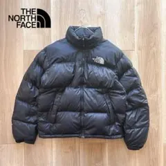 k171 【美品】ノースフェイス　ダウンジャケット　ヌプシ　ブラック L 極暖