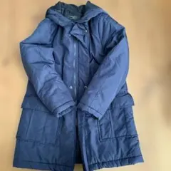 COMME CA ISM ネイビー ダウンコート 140A