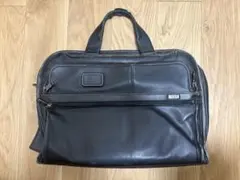 TUMI ALPHA 3 オーガナイザー・ポートフォリオ・ブリーフ本革ジャンク品