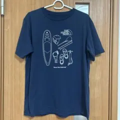 THE NORTH FACE Tシャツ ネイビー L