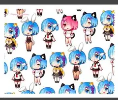 レム＆ラム　メガネ拭き　(あやみ) C93（ハチゴ）【リゼロ】