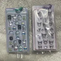 サンリオ　ボンボンドロップシール　ガチャガチャ　クロミ　はぴだんぶい