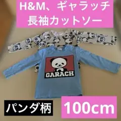 GARACH 、H&Mパンダデザイン 長袖カットソー 2枚セット