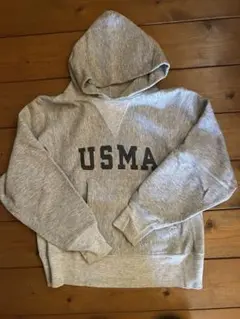 【80年代染み込みプリント】Champion USMA XS