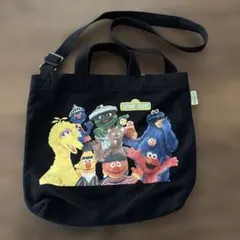 niko and…SESAME STREET 2WAY バッグ ショルダー 黒のサムネイル