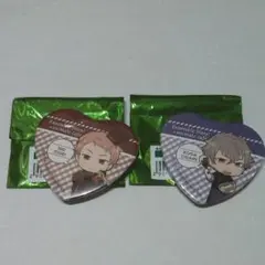 あんさんぶるスターズ　ハート缶バッジ　大神晃牙、斎宮宗