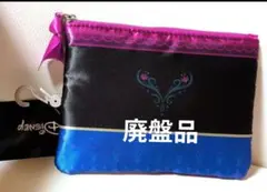 新品　しまむら　ディズニー　アナ雪　アナ　サテン　フラットポーチのサムネイル