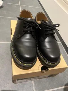 Dr. Martens ドクターマーチン 3ホール シューズ ブラック 24㎝ - メルカリ