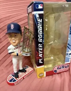 松坂大輔選手のバブル人形（レッドソックス） 松坂大輔 グッズ MLB フィギュア ボブルヘッドフィギュア レッド