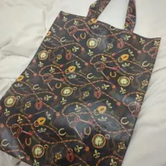 【自宅保管品】Harrods ロゴ トートバッグ 防水