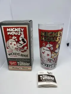 ミッキーマウス レビュー ポスターアート コレクション グラス 420ml