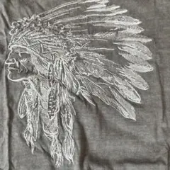 goaネイティブアメリカン柄刺繍　半袖Tシャツのサムネイル