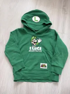 ルイージ フード付きパーカー 110起毛