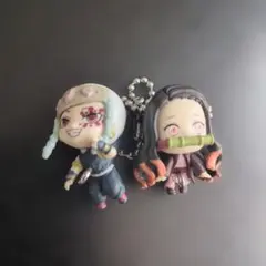 鬼滅の刃 つまんでつなげてマスコット アクリルキーホルダー 2体セットᩚ❤︎