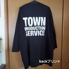 LOWRYS FARM ブラック 長袖 Tシャツ ワンピース