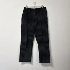 URBAN RESEARCH DOORS ストライプ イージーパンツ リネン混のサムネイル