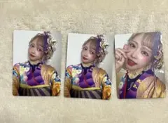 仲川瑠夏 振袖トレカ3枚